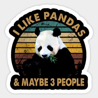 Bamboo Buddies Fashionable Tee for Fans of Panda Adventures Sticker